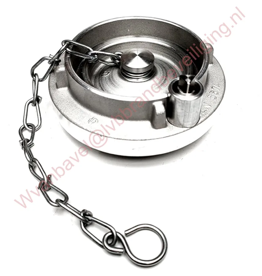 Storz blindkap met slot en ketting